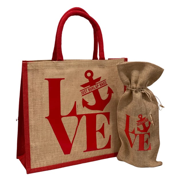 Just Burlap Bags totes Just Burlap Bags