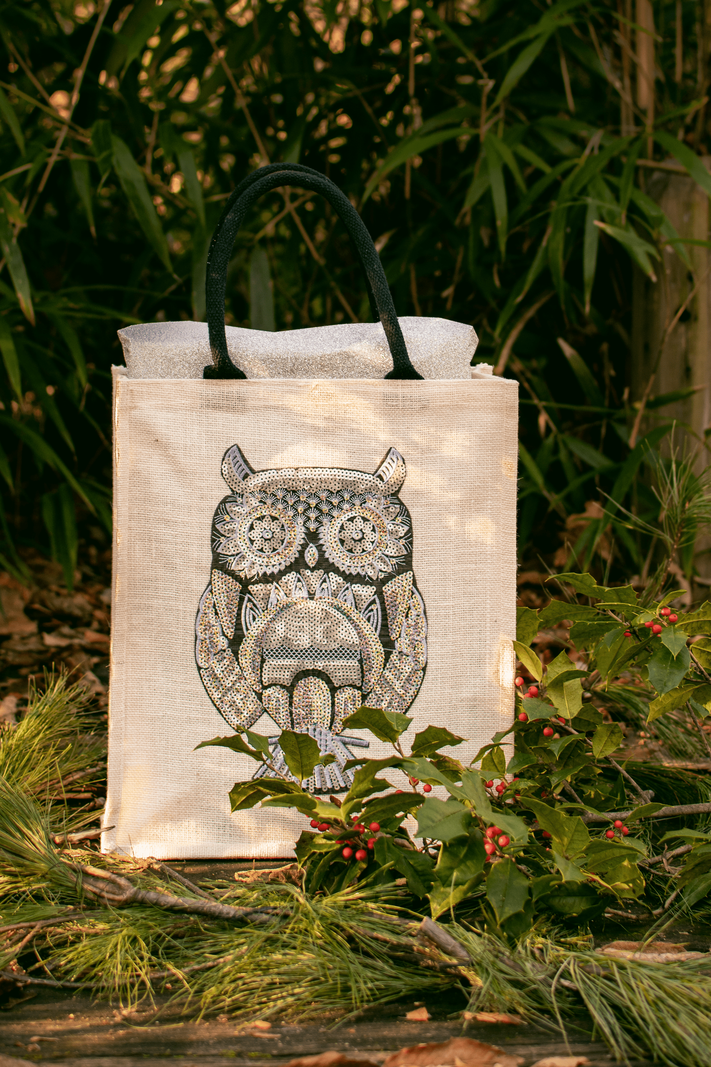 Owl tote bag outlet
